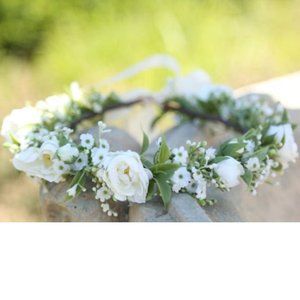White Flower Crown